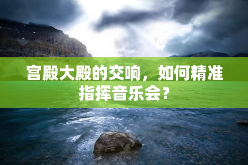 宫殿大殿的交响，如何精准指挥音乐会？