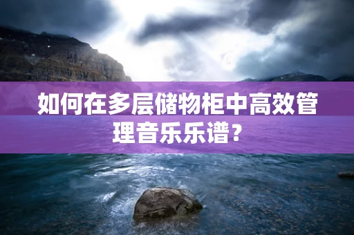 如何在多层储物柜中高效管理音乐乐谱？