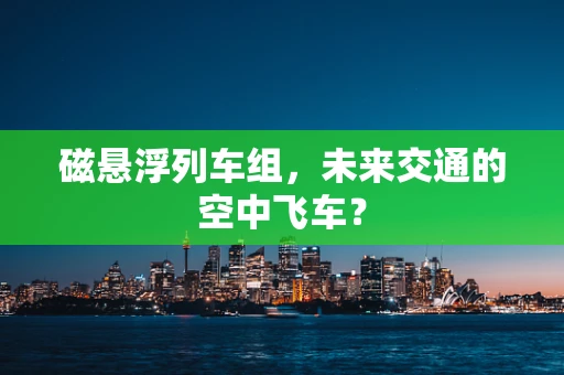 磁悬浮列车组，未来交通的空中飞车？