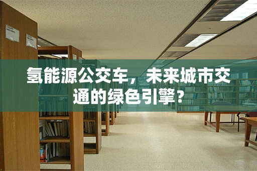 氢能源公交车，未来城市交通的绿色引擎？