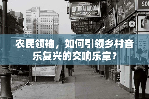 农民领袖，如何引领乡村音乐复兴的交响乐章？