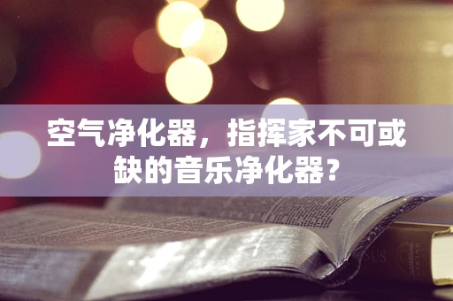 空气净化器，指挥家不可或缺的音乐净化器？