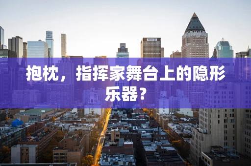 抱枕，指挥家舞台上的隐形乐器？